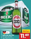 Pils oder Gold von Beck’s für 11,49 € bei Netto Marken-Discount im Angebot Pils oder Gold von Beck’s im aktuellen Netto Marken-Discount Prospekt