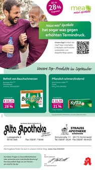 Aktueller mea - meine apotheke Prospekt "Unsere September-Angebote" Seite 1 von 4 Seiten für Selb