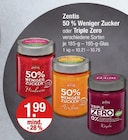 Aktuelles 50 % Weniger Zucker oder Triple Zero Angebot bei V-Markt in Augsburg ab 1,99 €