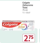 Zahncreme Total von Colgate im aktuellen Rossmann Prospekt