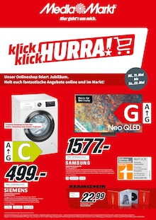 Aktueller Media-Markt Prospekt "KLICK KLICK HURRA" mit 13 Seiten