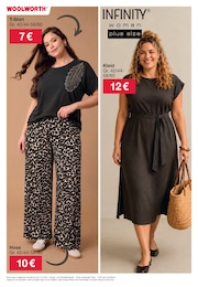 Damen T Shirt im Woolworth Prospekt "Aktuelle Angebote" auf Seite 10