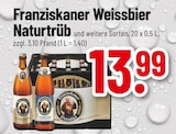 Weissbier Naturtrüb im Angebot bei Trinkgut in Bad Homburg Weissbier Naturtrüb Angebote von Franziskaner bei Trinkgut Bad Homburg für 13,99 €
