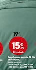 Promo Drap housse percale 78 fils 140×190cm à 15,99 € dans le catalogue Maxi Bazar à Puget-sur-Argens