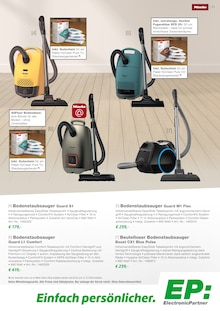 Staubsauger im aktuellen EP: Prospekt (Mönchengladbach) Staubsauger im EP: Prospekt "Miele Hausgeräte -effizient und langlebig-" mit 12 Seiten (Mönchengladbach)