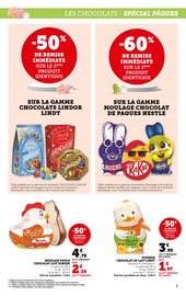 Promos Chocolat Au Lait dans le catalogue "Pâques À PRIX BAS" de U Express à la page 5