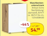 Waschbeckenunterschrank im Angebot bei ROLLER in Chemnitz Waschbeckenunterschrank Angebote bei ROLLER Chemnitz für 54,99 €