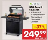 BBQ Gasgrill Savannah im Angebot bei Netto Marken-Discount in Heidelberg BBQ Gasgrill Savannah Angebote von Juskys bei Netto Marken-Discount Heidelberg für 249,99 €