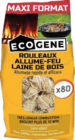 80 rouleaux allume-feu - Ecogene - Rural Master à Alès 80 rouleaux allume-feu - Ecogene en promo chez Rural Master Alès à 12,90 €