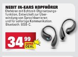 IN-EARS KOPFHÖRER Angebote von NEBIT bei Marktkauf Fellbach für 34,99 €