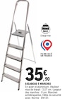 Escabeau 5 marches en promo chez E.Leclerc Boulogne-Billancourt à 35,90 €