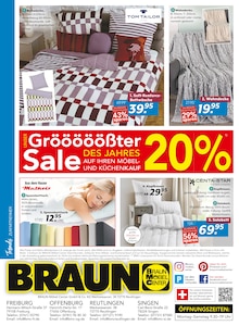 Kopfkissen im aktuellen BRAUN Möbel-Center Prospekt (Reutlingen) Kopfkissen im BRAUN Möbel-Center Prospekt "Lifestyle Trends" mit 12 Seiten (Reutlingen)