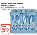 Aktuelles Quelle Mineralwasser Klassik Angebot bei GLOBUS in Krefeld ab 5,99 €
