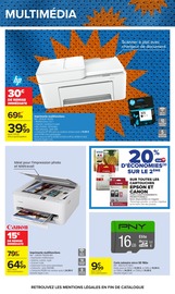 Promos Imprimante dans le catalogue "Carrefour" de Carrefour Imprimante en promo dans le catalogue Carrefour à la page 83