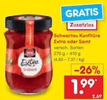 Konfitüre Extra oder Samt von Schwartau im aktuellen Netto Marken-Discount Prospekt