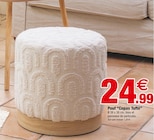 Promo Pouf Copas Tufté à 24,99 € dans le catalogue Bazarland à Bagnols-sur-Cèze
