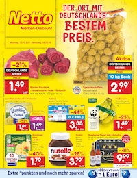 Netto Marken-Discount Prospekt "Aktuelle Angebote", 62 Seiten, 13.10.2025 - 13.10.2025 Aktueller Netto Marken-Discount Prospekt, "Aktuelle Angebote", mit Angeboten der Woche, gültig von 13.10.2025 bis 13.10.2025