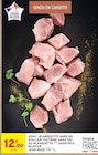 Veau : blanquette sans os (collier, poitrine sans os) ou blanquette sans os à mijoter - Jean Rozé en promo à 12,90 € chez Intermarché Super Veau : blanquette sans os (collier, poitrine sans os) ou blanquette sans os à mijoter - Jean Rozé dans le catalogue Intermarché Super