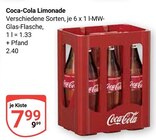 Aktuelles Coca-Cola Limonade Angebot bei GLOBUS in Hof ab 7,99 €