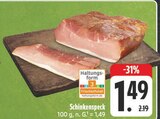 Aktuelles Schinkenspeck Angebot bei EDEKA in Fürth ab 1,49 €
