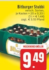 Bitburger Stubbi Angebote von Bitburger bei EDEKA Erkelenz für 9,49 €