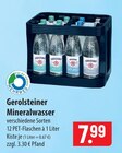 Gerolsteiner Mineralwasser im Angebot bei famila Nordost in Buchholz Gerolsteiner Mineralwasser Angebote bei famila Nordost Buchholz für 7,99 €