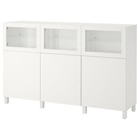 Aufbewahrung mit Türen weiß Lappviken/Sindvik Klarglas weiß von BESTÅ für 485,00 € bei IKEA im Angebot Aufbewahrung mit Türen weiß Lappviken/Sindvik Klarglas weiß von BESTÅ im aktuellen IKEA Prospekt