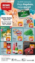 Aktueller REWE Discounter Prospekt in Xanten und Umgebung, "Dein Markt" mit 34 Seiten, 29.09.2025 - 04.10.2025