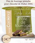 Pâte de fourrage pistache pour chocolat de dubai - SCRAPCOOKING en promo chez Jour de fête Pâte de fourrage pistache pour chocolat de dubai - SCRAPCOOKING dans le catalogue Jour de fête