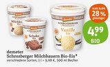 Schrozberger Milchbauern Bio-Eis von demeter im aktuellen tegut Prospekt für 4,99 €