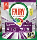 Détergent vaisselle machine Platinum Plus 30 Minutes Miracle - FAIRY en promo chez Super U Saintes à 6,94 €