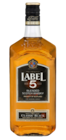 Scotch whisky - LABEL 5 en promo chez Carrefour Market Gap à 13,20 €