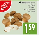 Champignons braun im EDEKA Prospekt Champignons braun von Gut & Günstig im aktuellen EDEKA Prospekt für 1,59 €