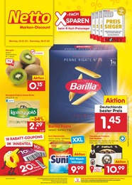 Netto Marken-Discount Prospekt "Aktuelle Angebote" für Amberg, 50 Seiten, 23.01.2023 - 28.01.2023 Netto Marken-Discount Prospekt "Aktuelle Angebote" für Amberg, 50 Seiten, 23.01.2023 - 28.01.2023