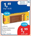 Choco Vollmilch Butterkeks im Angebot bei budni in Berlin Choco Vollmilch Butterkeks Angebote von Leibniz bei budni Berlin für 1,49 €