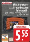 Aktuelles Winterkrakauer oder Bratwürstchen fein gebrüht Angebot bei E center in Bielefeld ab 5,55 €