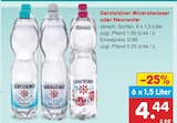 Mineralwasser oder Nearwater von Gerolsteiner für 0,99 € bei Netto Marken-Discount im Angebot Mineralwasser oder Nearwater von Gerolsteiner im aktuellen Netto Marken-Discount Prospekt