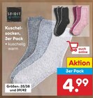 Kuschelsocken, 3er Pack Angebote bei Netto Marken-Discount Offenburg für 4,99 €