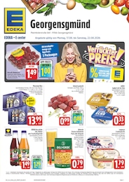 EDEKA Prospekt "Wir lieben Lebensmittel!", 38 Seiten, 17.08.2026 - 17.08.2026 Aktueller EDEKA Prospekt, "Wir lieben Lebensmittel!", mit Angeboten der Woche, gültig von 17.08.2026 bis 17.08.2026