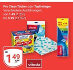 Pro Clean Tücher im Angebot bei GLOBUS in Trier Pro Clean Tücher Angebote von Vileda bei GLOBUS Trier für 1,49 €