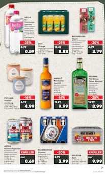 Wasser im Kaufland Prospekt "Aktuelle Angebote" mit 56 Seiten (Lübeck)