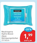 Hydro Boost Aqua Reinigungstücher von Neutrogena im aktuellen budni Prospekt