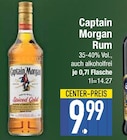 Rum von Captain Morgan im aktuellen EDEKA Prospekt für 9,99 €