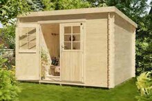 Blockbohlenhaus 'Espoo 474' bei BAUHAUS in Cottbus Blockbohlenhaus 'Espoo 474' im Angebot bei BAUHAUS Cottbus für 1.499,00 €