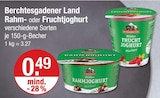 Rahmjoghurt im V-Markt Prospekt Rahmjoghurt von Berchtesgadener Land im aktuellen V-Markt Prospekt für 0,49 €