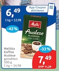 Kaffee Auslese Angebote von Melitta bei budni Pinneberg für 6,49 €