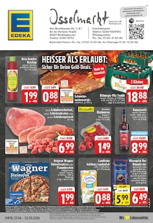 Bitburger im EDEKA Prospekt "Aktuelle Angebote" mit 24 Seiten (Recklinghausen)