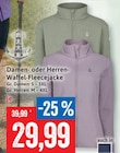 Damen/Herren-Waffel-Fleecejacke Angebote von LEITFEUER bei Kaufhaus Stolz Bremerhaven für 29,99 €