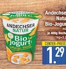 Bio-Jogurt Mango-Vanille Angebote von Andechser Natur bei E center Rosenheim für 1,29 €