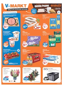Prospekt der Woche "V-Markt einfach besser einkaufen" Seite 1, 22.10.2026 bis 28.10.2026 für Rottenburg Aktueller Prospekt "V-Markt einfach besser einkaufen" Seite 1 von 21 Seiten für Rottenburg